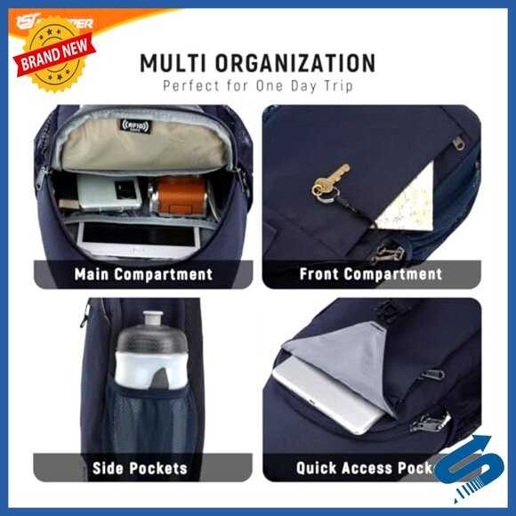 Amazon.com: SKYSPER Sling Bag Anti-Theft Crossbody Bag RFID  Recycled RFID Anti-Theft Sling Bag, Adjustable Crossbody Backpack, 7L Capacity